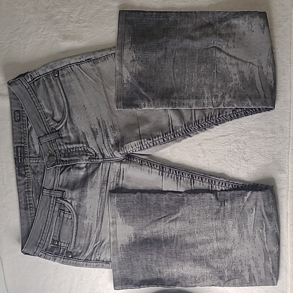 Mec Denim, grey jeans with distressed detail, Size 31